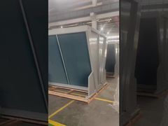 Condensador de aire superior con soplado en forma de V