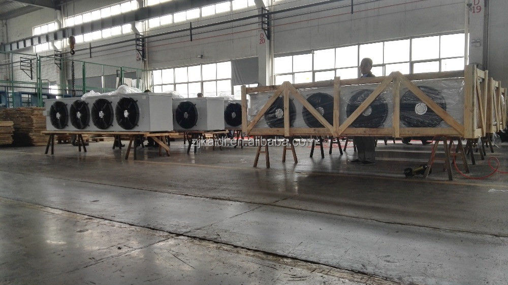 Tipo de alta temperatura 68KG del tubo de aleta de la unidad del evaporador de la cámara fría del sitio del congelador