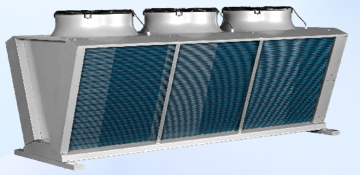 High Heat Exchange Efficiency Coolroom Evaporator with Galvanized Steel Plate and Aluminum Plate Side Sheet