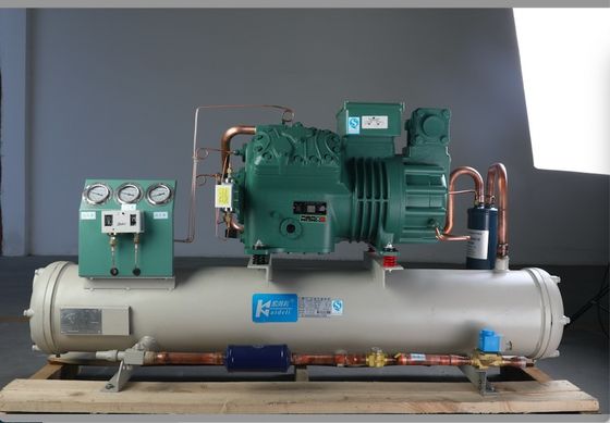 compresor frío de condensación refrigerado por agua de Copeland del condensador del agua de la unidad 6kw