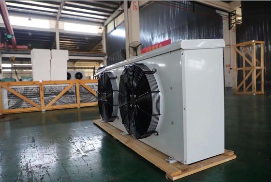 Bobina de evaporador azul de la aleta del refrigerador de aire de la cámara fría del cambiador de calor con el tubo de cobre