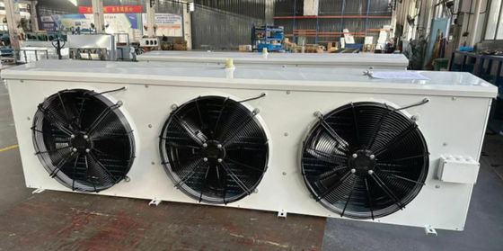 El techo montó el refrigerador de aire de la cámara fría para las tiendas materiales del edificio de almacenamiento de Coldroom