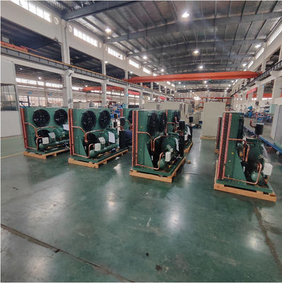Equipo de unidad de condensación de tipo abierto para hoteles Tiendas de materiales de construcción