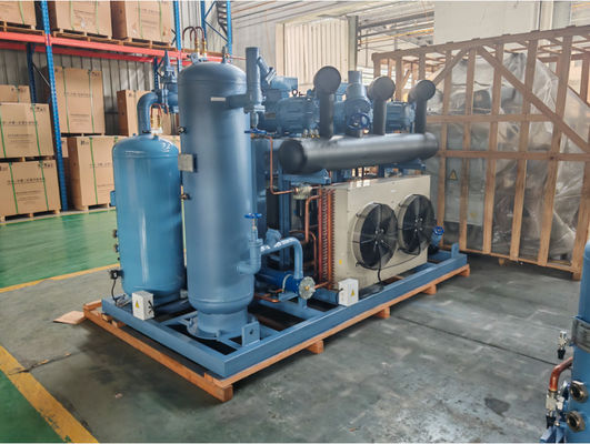 Condensador de cámara fría de refrigeración con múltiples compresores